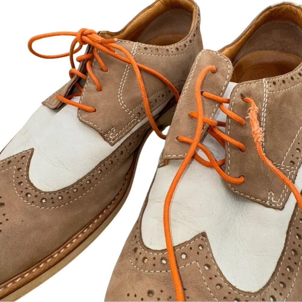 SPERRY‎ Topsider Gold Cup Wingtip Oxford Shoes, Nubuk, Men's 12, VGUC